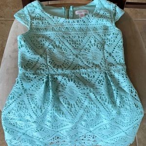 Teal boho xhilaration dress
